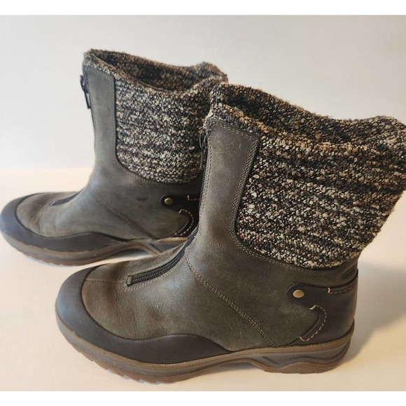 MERELL Women's Bungee Cord Performance Waterproof Olive Green Winter Boots Sz. 7 - Picture 3 of 8